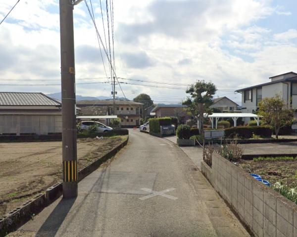 　前面道路含む現地写真　前面道路が整備されています
