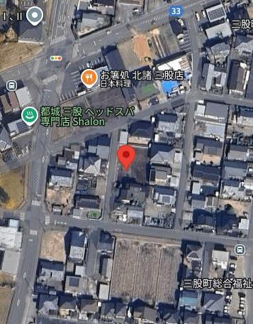 　現地案内図　現地案内図で周辺環境が分かります