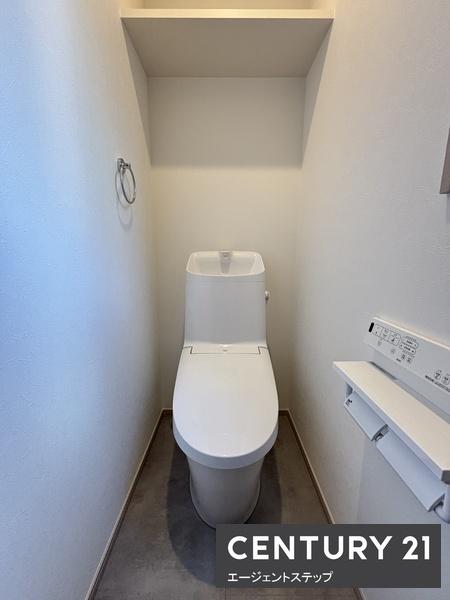 　トイレ　トイレがすっきりしています