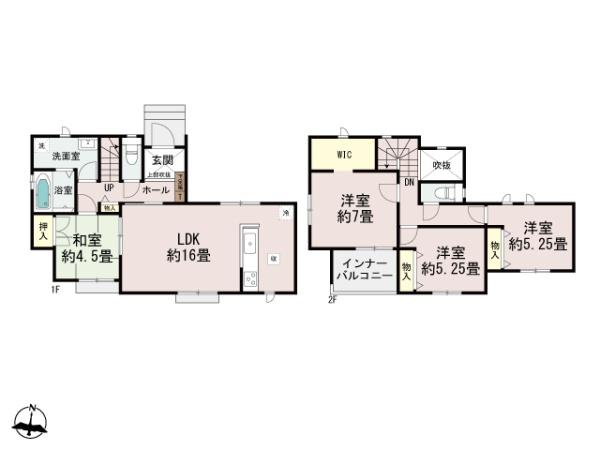 　間取り　使い勝手の良い間取りです
