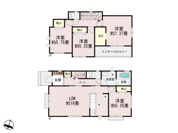 　間取り　使い勝手の良い間取りです
