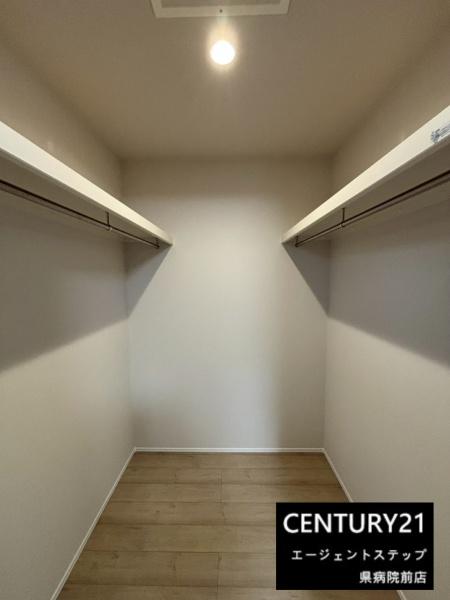 　収納　収納スペースが広々しています