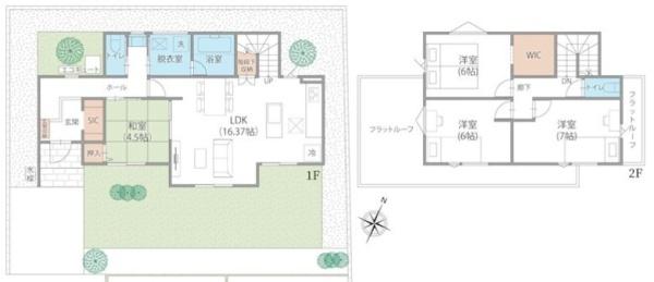 　間取り　機能的な間取りです