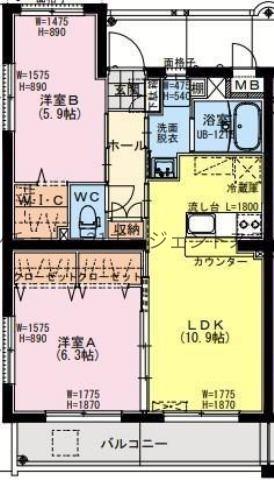 　間取り　