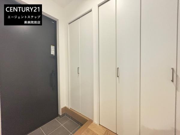　収納　収納が充実した玄関です