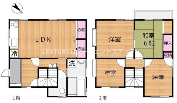 　間取り　間取りのバランスが取れています