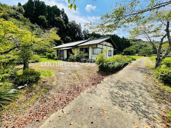 　前面道路含む現地写真　前面道路がゆったりしています