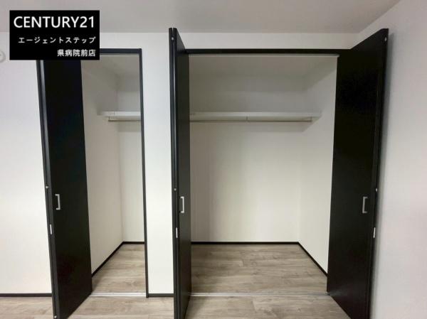 　収納　収納スペースが広々しています