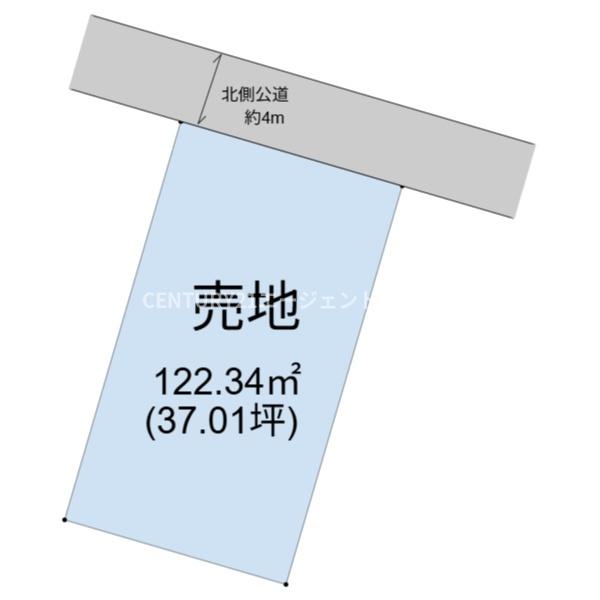 　間取り　間取りの検討がしやすい土地です