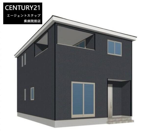 　完成予想図　完成予想図の魅力的な外観です