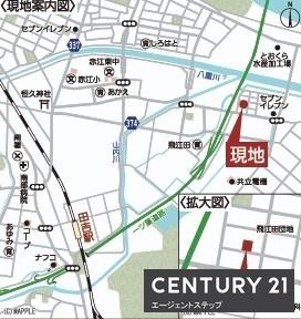 　現地案内図　