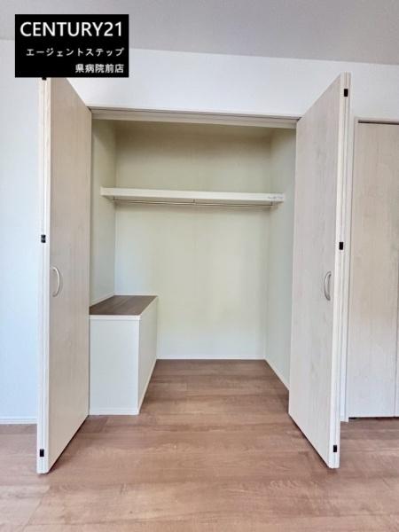 　収納　収納スペースが広々しています