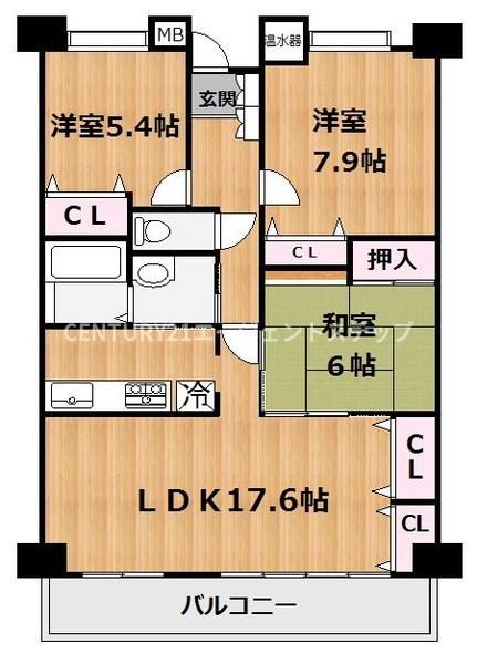 　間取り　家族構成に合わせやすい間取りです