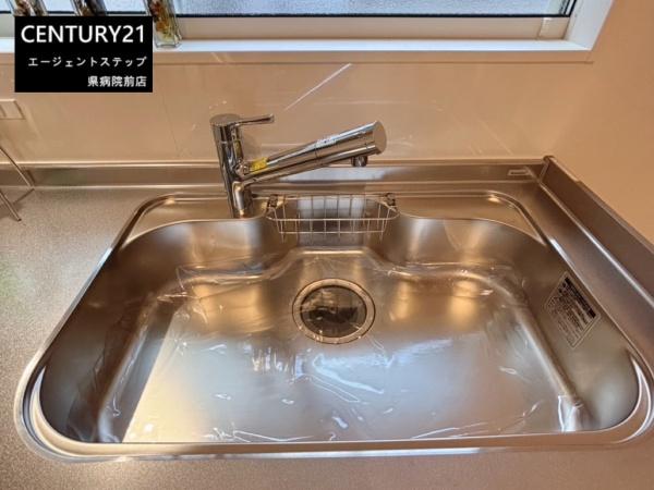 　キッチン　キッチンのシンクが印象的です