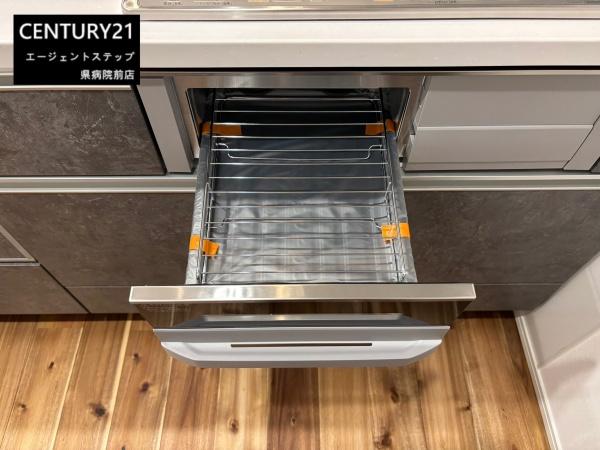 　キッチン　キッチンのグリル付きです