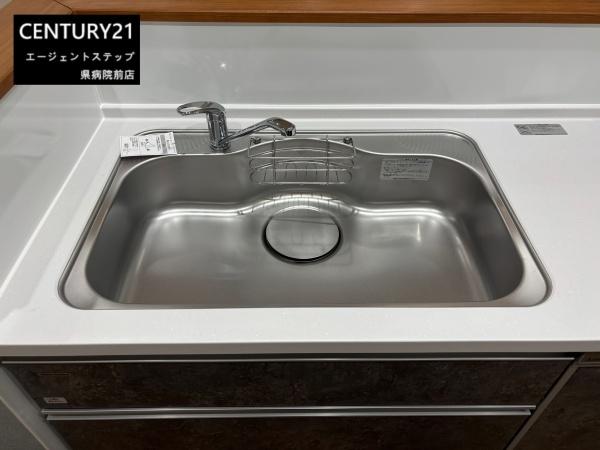 　キッチン　使いやすいキッチンシンクです