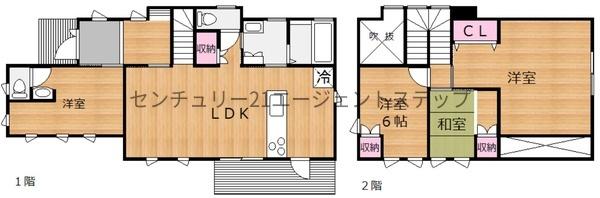　間取り　機能的な間取りが魅力です