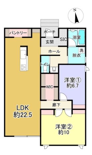 　間取り　