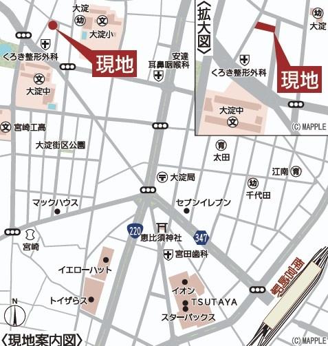 　現地案内図　