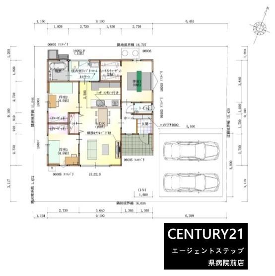 　間取り　実用的な間取り設計です