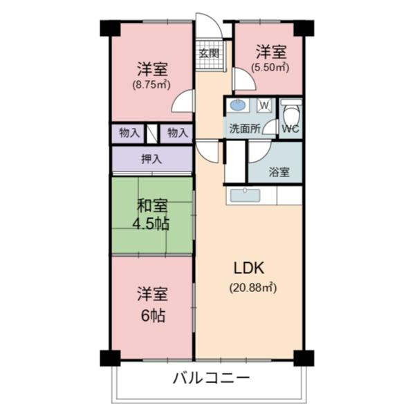 　間取り　