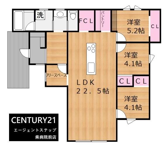 　間取り　使いやすい間取りです