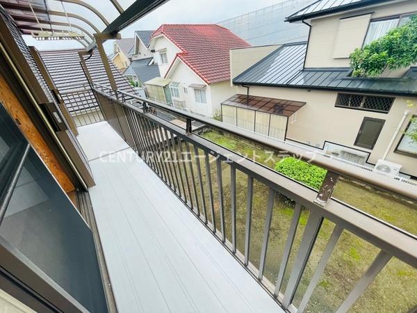 　バルコニー　広々としたバルコニーが魅力です