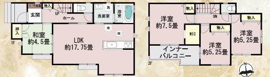　間取り　多彩な間取りが魅力です