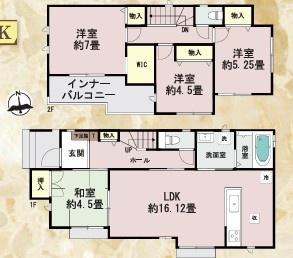 　間取り　多彩な間取りが魅力です