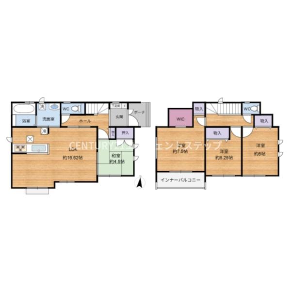 　間取り　使いやすい間取りが魅力です