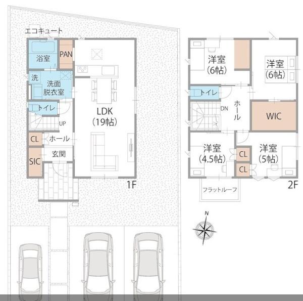 　間取り　使い勝手の良い間取りです