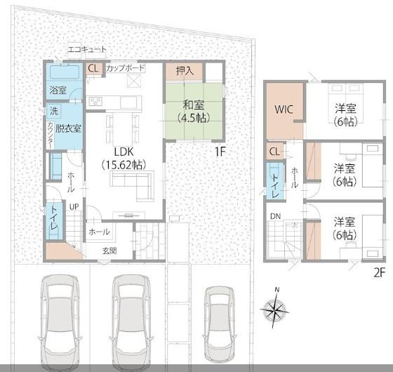 　間取り　使いやすい間取りです