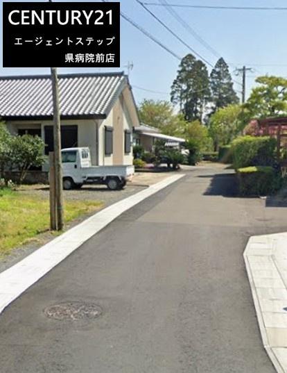 　前面道路含む現地写真　前面道路が整備された現地写真です