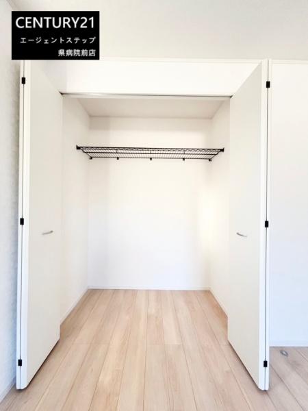 　収納　収納スペースが広々しています