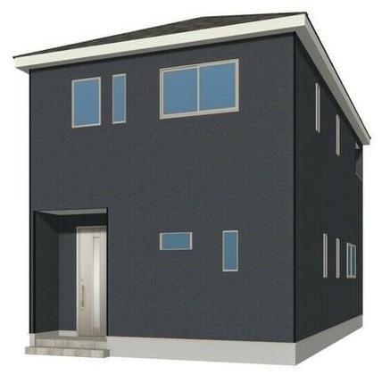 　完成予想図　完成予想図のスタイリッシュな外観です