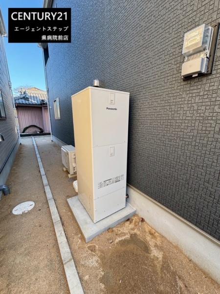 　発電・温水設備　発電・温水設備の設置例です