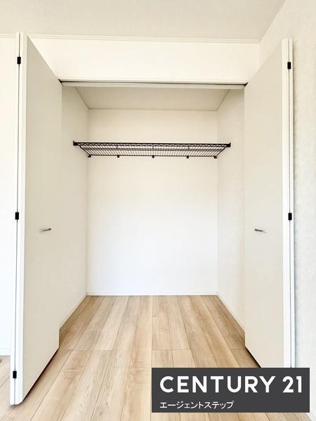 　収納　収納スペースが広々しています