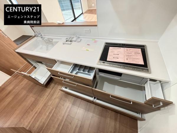 　キッチン　機能的なキッチンが魅力です