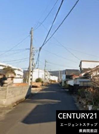 　前面道路含む現地写真　前面道路は見通し良好です