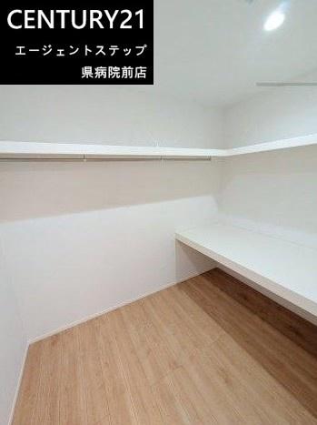 　収納　収納スペースが広々としています