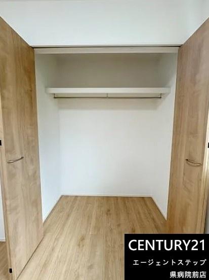 　収納　収納スペースが広々しています