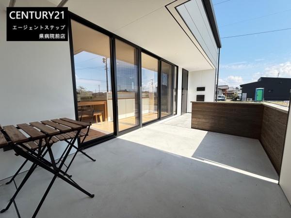 　庭　開放感のある庭が魅力です