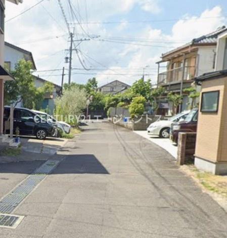　前面道路含む現地写真　前面道路が整備された現地写真です