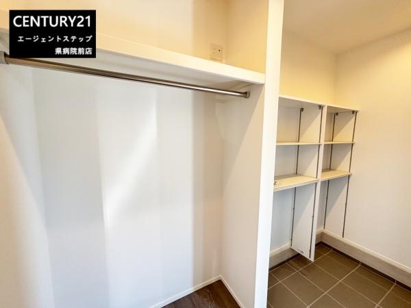 　収納　収納の使い勝手が良い空間です