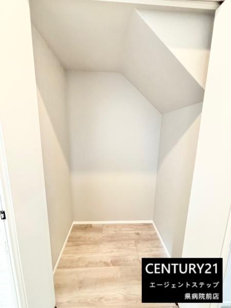 　収納　収納スペースが広々しています