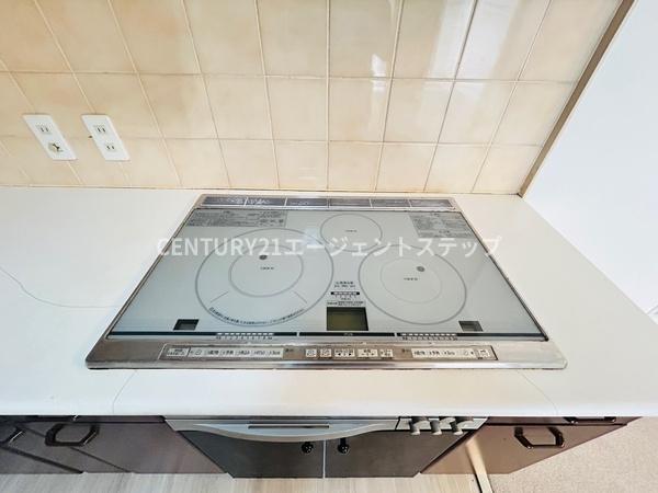 　キッチン　IHクッキングヒーターのキッチンです