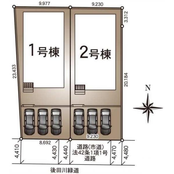 　全体区画図　全体区画図で利便性を確認できます