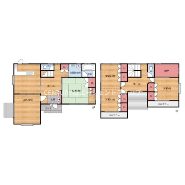 　間取り　機能的な間取りです