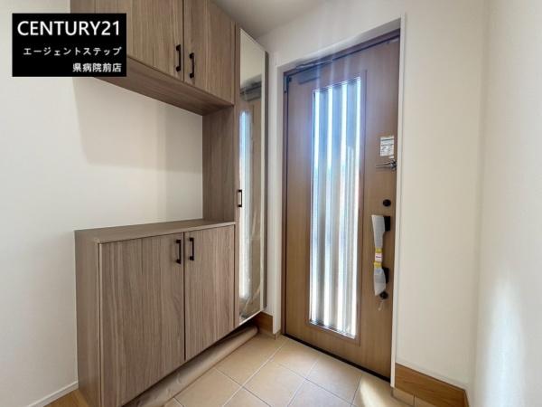 　玄関　玄関がすっきり見えます