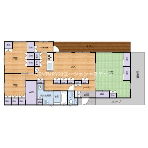 　間取り　使いやすい間取りです